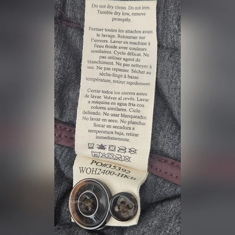 Faherty Horizon series Brown Quilted oversize Jacket size XS/ S - Picture 13 of 16